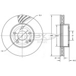 TOMEX Brakes Bremsscheibe